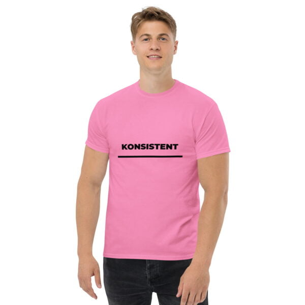 Konsistent Inkonsistent | Vorder- und Rückseitendruck | Klassisches Herren-T-Shirt – Bild 8