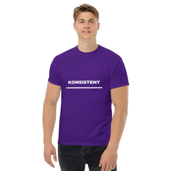 Konsistent Inkonsistent | Vorder- und Rückseitendruck | Klassisches Herren-T-Shirt – Bild 15