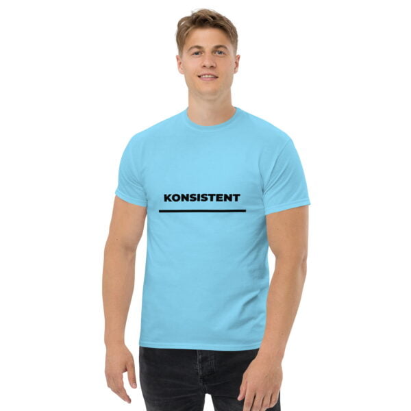 Konsistent Inkonsistent | Vorder- und Rückseitendruck | Klassisches Herren-T-Shirt – Bild 11