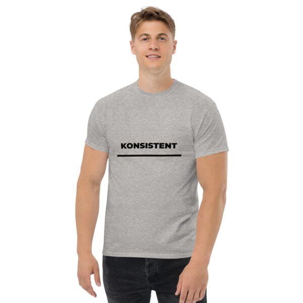 Konsistent Inkonsistent | Vorder- und Rückseitendruck | Klassisches Herren-T-Shirt – Bild 21