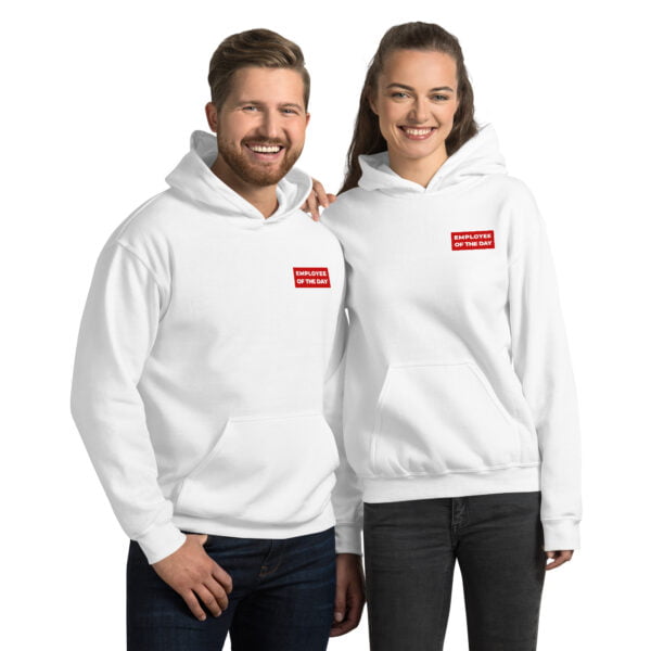 Employee of the day | Brustseitendruck | Unisex-Hoodie – Bild 2