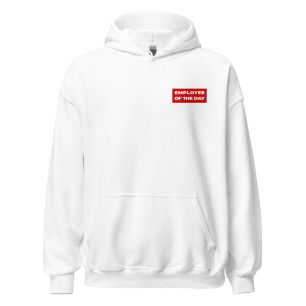 Employee of the day | Brustseitendruck | Unisex-Hoodie – Bild 4