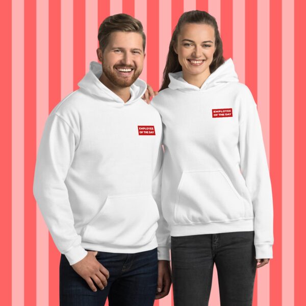 Employee of the day | Brustseitendruck | Unisex-Hoodie