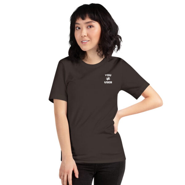 You are not the user | Brustseitendruck | Lockeres Damen-T-Shirt – Bild 13
