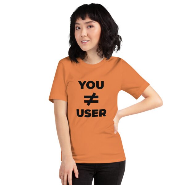 You are not the user | Voderseitendruck | Lockeres Damen-T-Shirt – Bild 13