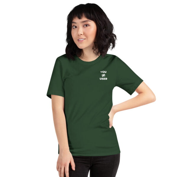 You are not the user | Brustseitendruck | Lockeres Damen-T-Shirt – Bild 22