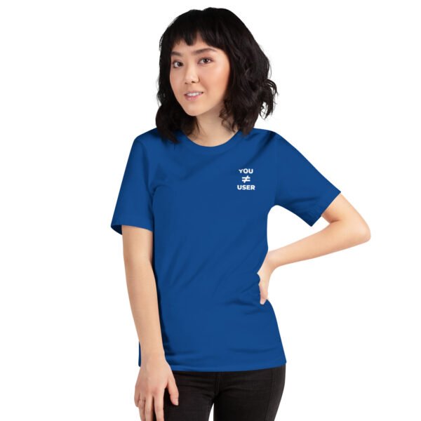 You are not the user | Brustseitendruck | Lockeres Damen-T-Shirt – Bild 21